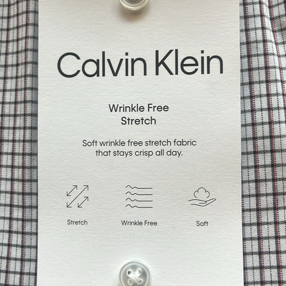 Calvin Klein Wrinkle Free Stretch Men’s Shirt - Picture 6 of 6
